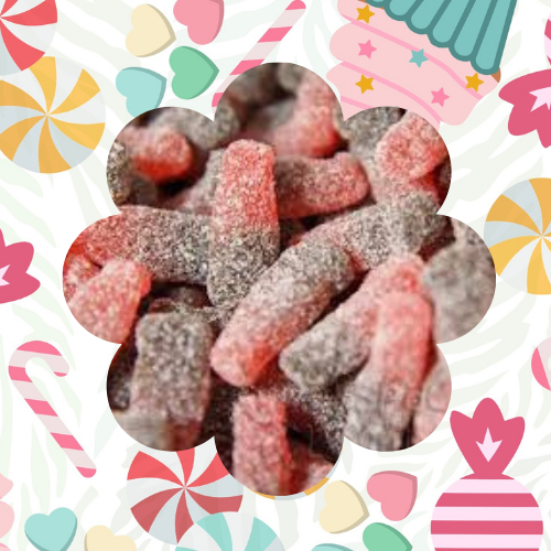 Bouteilles cherry cola sucrées 🥤🍒 - 100g